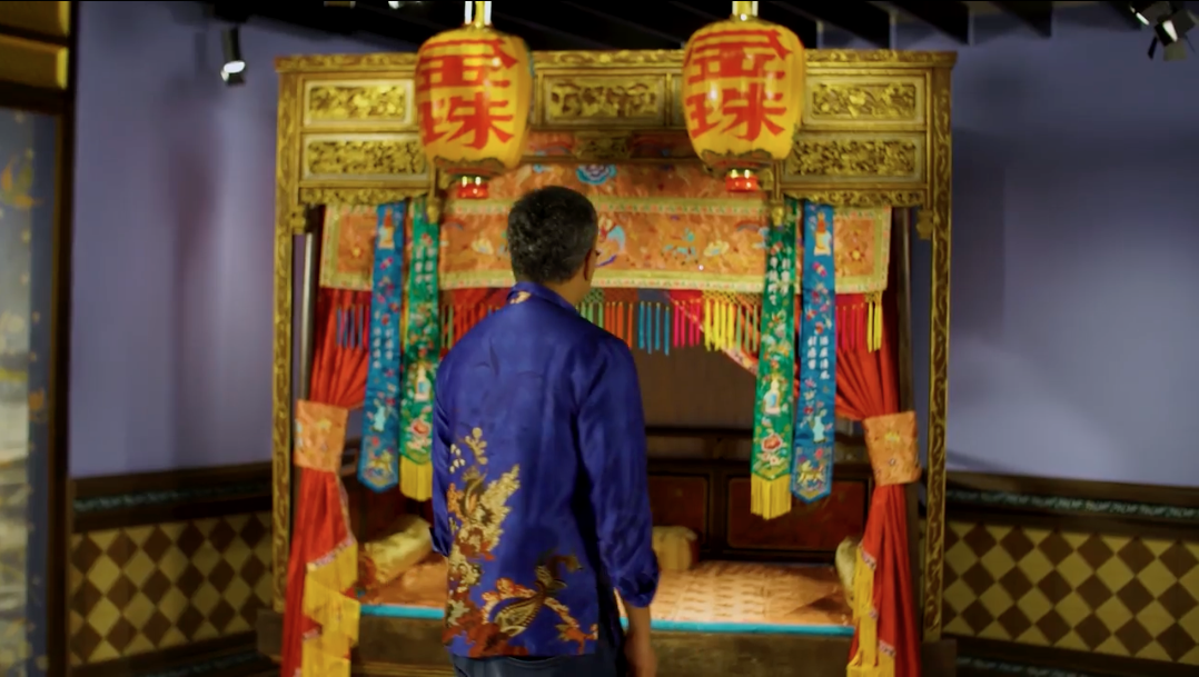 Staging Peranakan Wedding Bed